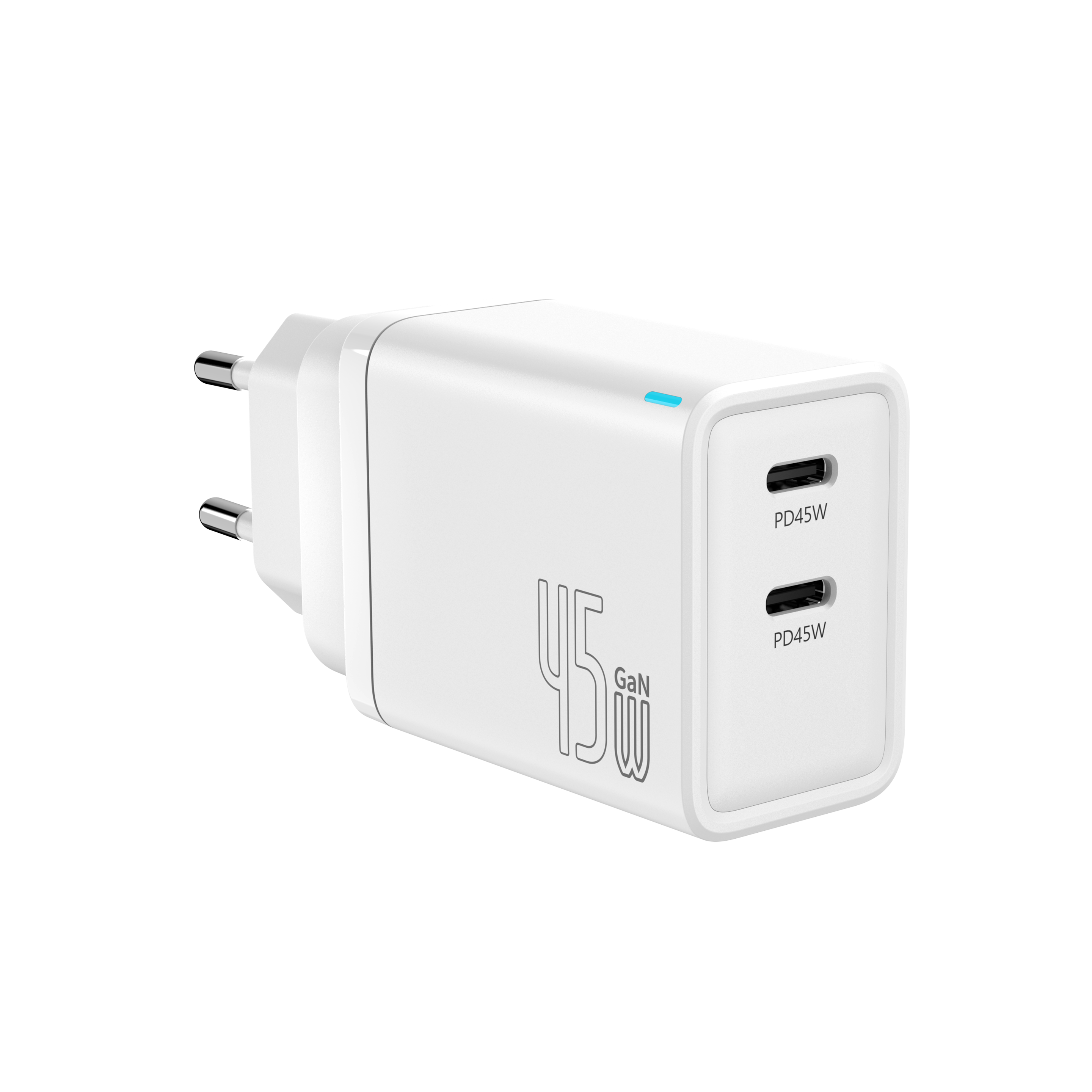 S-TR-308 45W Interchangable Plug Travel Charger